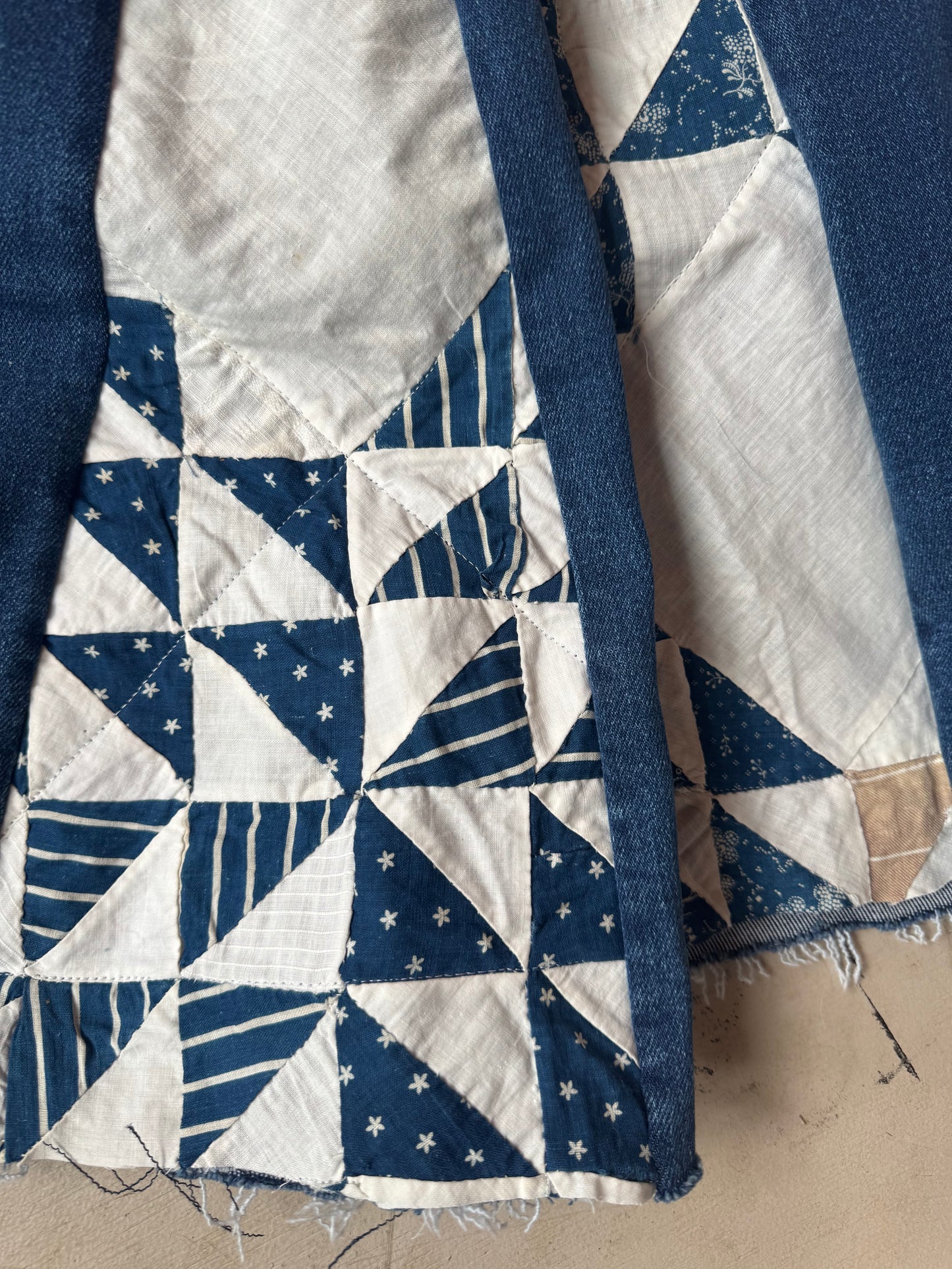Blue Patchwork Bells