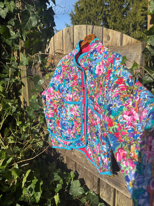 Blue Floral Flora - Large