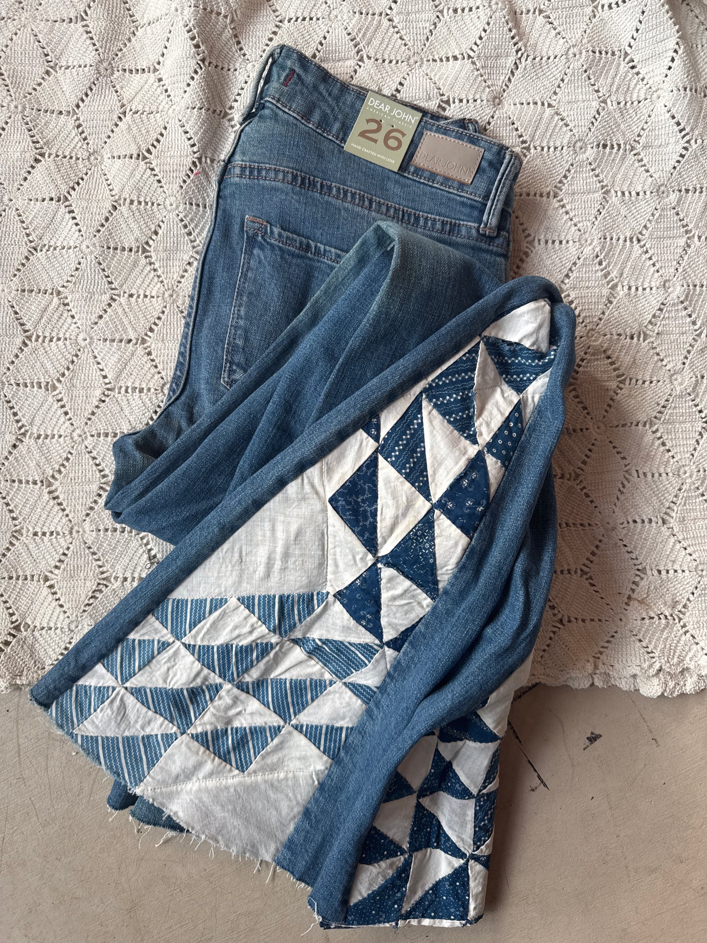 Blue Patchwork Bells - (second)